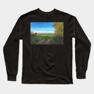 Farmland In South Oxfordshire Long Sleeve T-Shirt